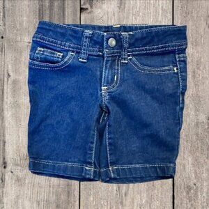 Wonder Nation Dark Blue Girls Jean Shorts Jorts Pants size 4‎ Kids